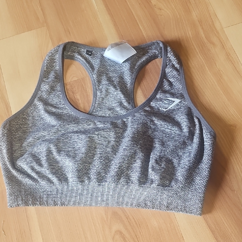 Gymshark Heathered Gray Sports Bra